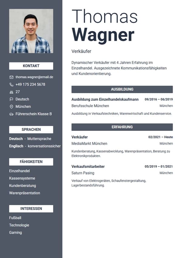 London CV Template