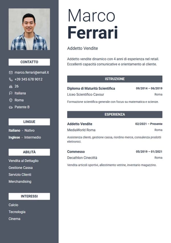 London CV Template
