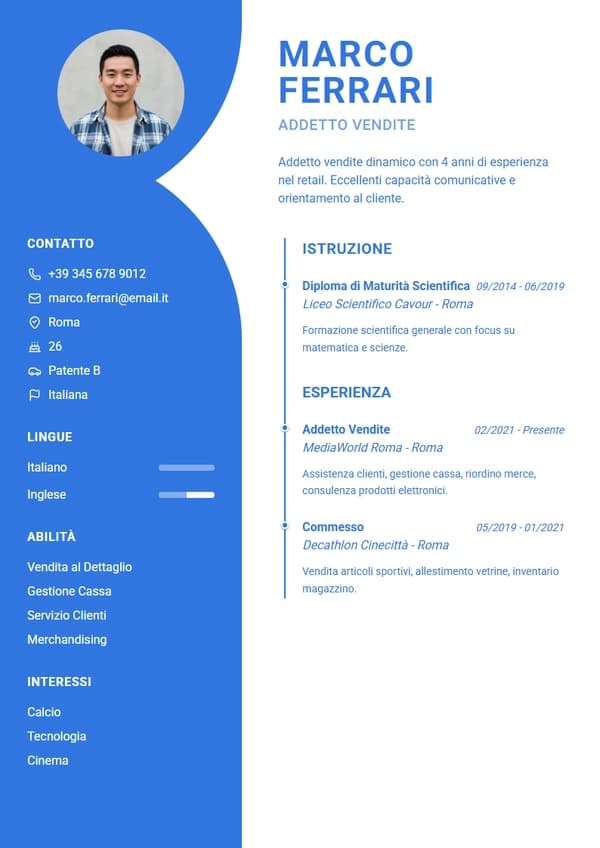 Madrid CV Template