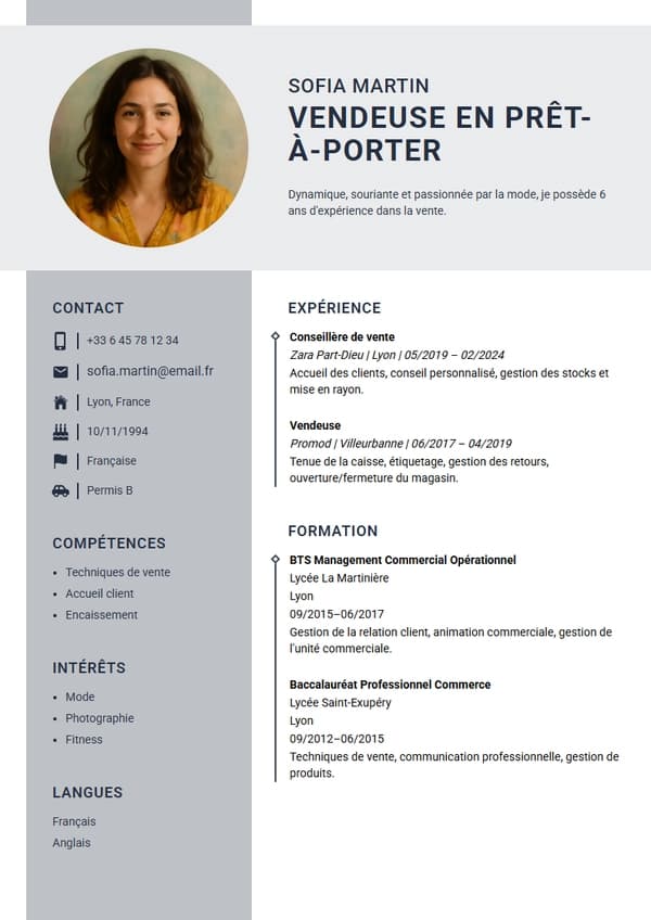 Melbourne CV Template