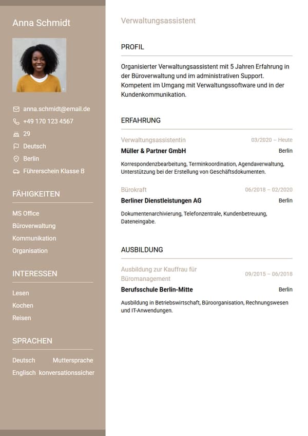 Paris CV Template