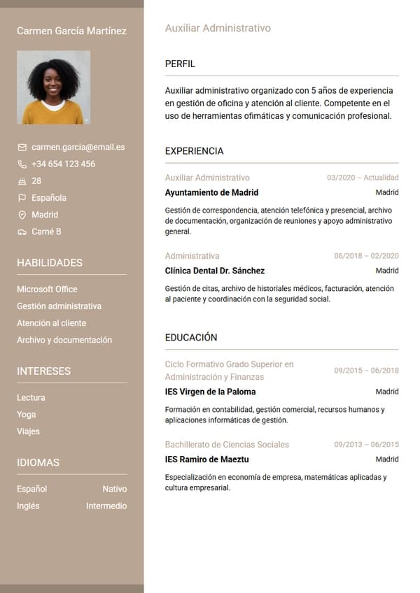 Paris CV Template