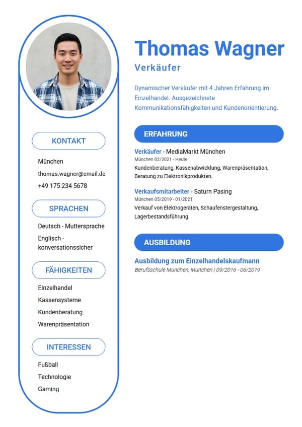 Prague CV Template