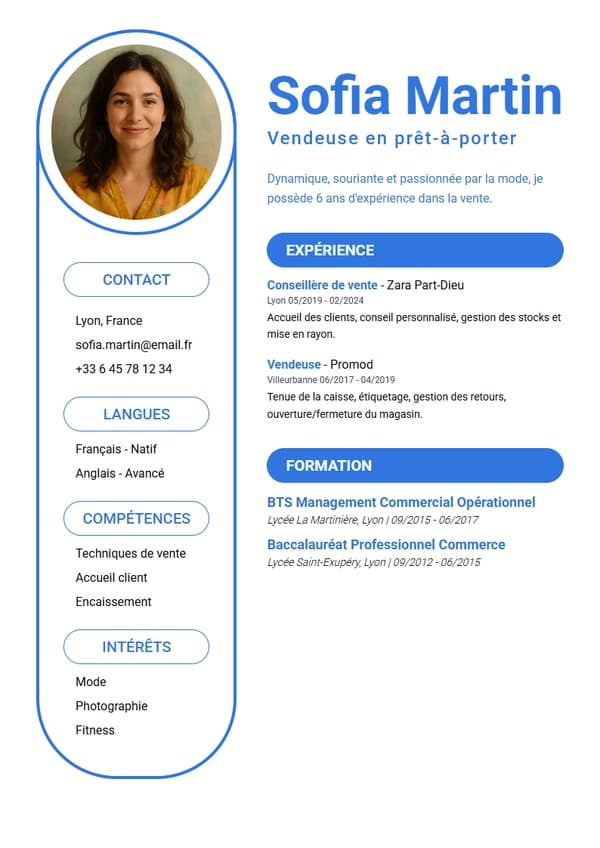 Prague CV Template