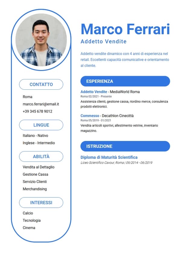 Prague CV Template
