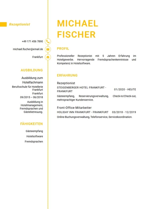 Sydney CV Template