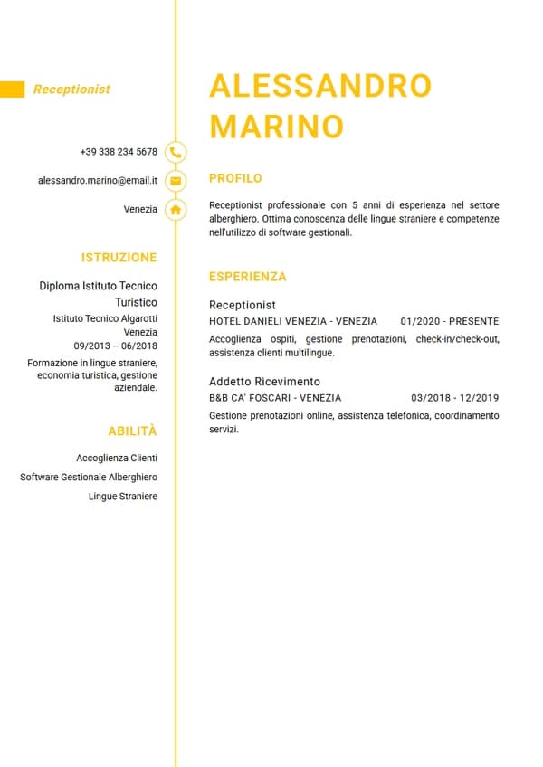Sydney CV Template