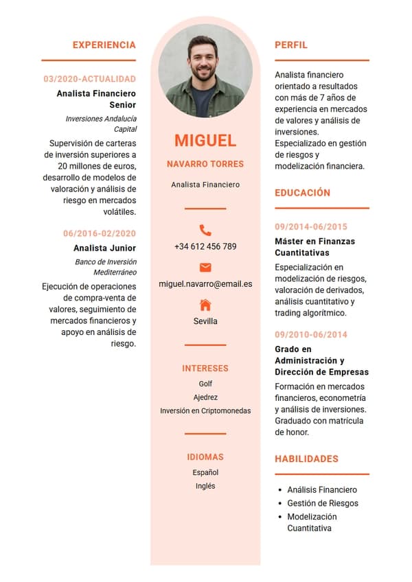Toronto CV Template