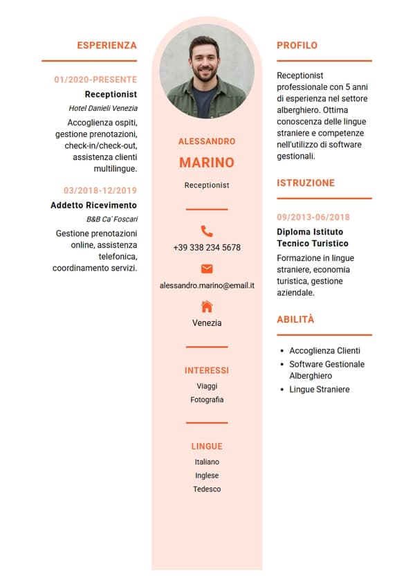Toronto CV Template